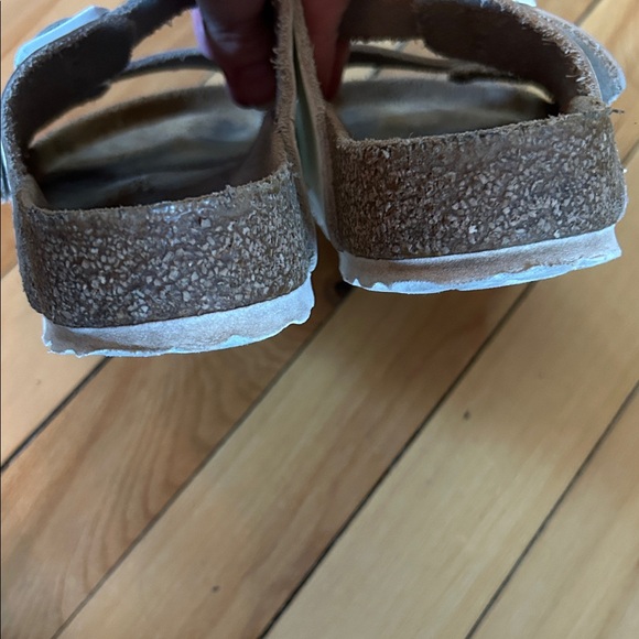 Birkenstock Arizona in white leather Sz 36 - Picture 5 of 6
